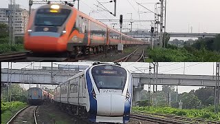 Pride of India 🇮🇳 Vande Bharat Express Gandhinagar Capital  Mumbai Central  Ahmedabad Junction [upl. by Delacourt]