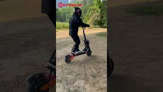 🔥🛴Offroad Electric Scooter Dual Motor Riding EFGBIKE ES09 5600 Watt Escooter electricscooterlife [upl. by Oigroeg]