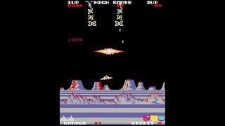 Exerion Arcade MAME 60Hz no commentary [upl. by Eardna633]