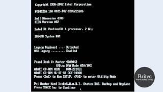 Pri Master hard disk SMART Status BAD Backup and Replace by Britec [upl. by Lebasy]