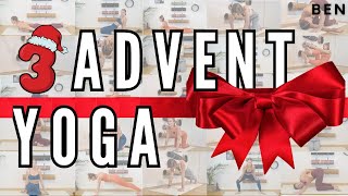 Yoga för Ben Fötter amp Höfter  Advent Yoga på svenska [upl. by Grevera208]