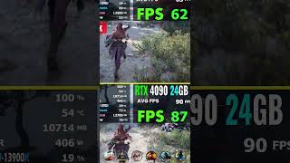 RTX 4090 vs RTX 3090 Ti Test at 4K max settings gaming game rtx [upl. by Elleynod920]