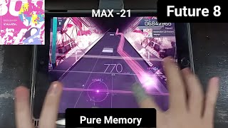 Arcaea Bookmaker 2D Version  Future 8 「手元動画Pure Memory」Max 21 [upl. by Maffa347]