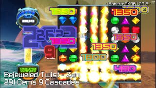 Bejeweled Twist  291 Gems 9 Cascades [upl. by Anidualc]