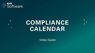 Compliance Calendar [upl. by Lanos]