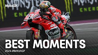 Best MotoGP™ Moments 🔥  2024 BritishGP [upl. by Elatsyrc679]