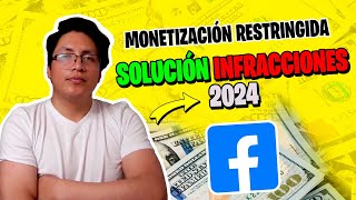 🚫➡️✅ Monetizacion Restringida  Recupera tu Monetización en Facebook Solución 2024 [upl. by Torrin]