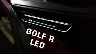 How to Install Golf R LED Door Sills In VW Golf MK6 [upl. by Lauralee550]