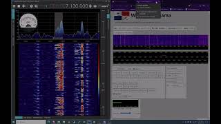 SWL HAM 7130 kHz  Batalla EEUU vs Mex  Guerra de Amplificadores HF Cap 45 [upl. by Melantha]