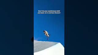 Do it afraid do it anyways 😰⛷️ [upl. by Hardunn]