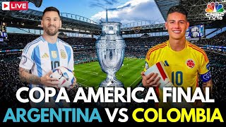 🔴Argentina vs Colombia LIVE Score  2024 Copa America FINAL LIVE  Messi VS James Rodriguez  N18G [upl. by Dupaix427]