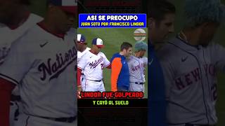 Tras bolazo a Francisco Lindor Juan Soto se preocupa [upl. by Hackathorn583]