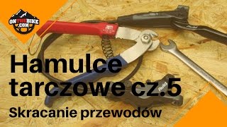 Serwis roweru  Hamulce tarczowe cz 5  Skracanie przewodów [upl. by Ellord172]