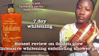 Golden Glow intensive Whitening Exfoliating Shower Gel 7 days whitening [upl. by Kenway323]