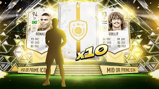 THIS IS WHAT I GOT IN 10X MID OR PRIME ICON PACKS  FIFA 22 ULTIMATE TEAM [upl. by Bernstein]