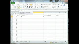 Excel Tutorial Creating a General Ledger [upl. by Sydel654]