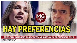 HAY PREFERENCIAS 🚨 ENCUESTA GUARUMO SOBRE PRECANDIDATOS A LA PRESIDENCIA 2026 [upl. by Milinda907]