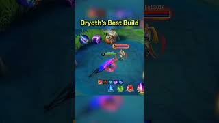 Best Build for Dyrroth in 2024  Mobile Legends Tutorial shorts mobilelegends mlbb [upl. by Michon]