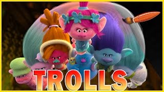 Trolls Movie Flying Trolls  Kids Coloring Book  Coloring Pages for Children Fly to Bridgets Hair [upl. by Elleunamme200]