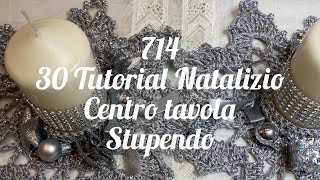 30” Tutorial Natalizio porta candela meraviglioso [upl. by Assilat]