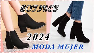 BOTAS Y BOTINES PARA ESTE OTOÑO 202324 LOS MEJORES ESTILOS DE BOTINES MODA MUJER [upl. by Nitsreik]