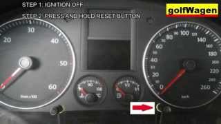 VW Touran SERVICE reset [upl. by Nats98]