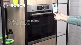 How to connect your Bosch oven to the Home Connect app  Bosch Home UK [upl. by Naimad738]