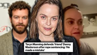 Taryn Manning GOES OFF and Defends Danny Masterson [upl. by Esorrebma]