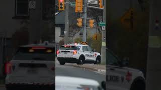 Windsor Police responding to a highpriority call canada windsorontario windsorpolice ontario [upl. by Ender]