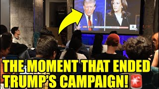 The MOMENT An ENTIRE Debate Watch Party LAUGHED At Trump… [upl. by Rockey561]