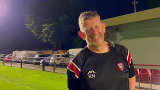 Postmatch interview with Warminster Town’s manager Rob Nash [upl. by Fairfield]