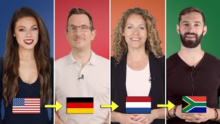 English vs German vs Dutch vs Afrikaans  West Germanic Language Comparison [upl. by Hakeem]