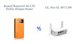 RoamWiFi 4G LTE vs GLiNet Portable Travel WiFi Router 🌍💻 Comparison Review [upl. by Ailyt]