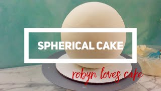 Spherical Cake Tutorial [upl. by Asseralc]