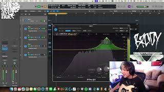 how i record SHOEGAZE GUITAR amp BASS in LOGIC PRO X [upl. by Enak]