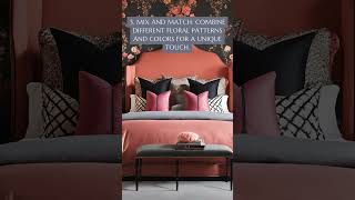 Luxurious bedroom Design ideas in dark floral theme [upl. by Andryc380]