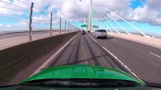 Driving over the new mersey gateway bridge with a gopro stuck to my car raw footage [upl. by Suvart]