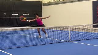 College tennis recruiting video of Silver for Fall 2025 [upl. by Ivanna]