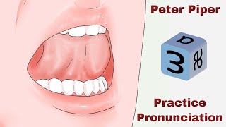 Practice Pronunciations With Peter Piper The ɜː Sound [upl. by Ehman256]