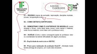 TUTORIAL INTRODUÇÃO  SISTEMÁTICA CURSO FIC [upl. by Hume]