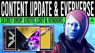 Destiny 2 LUMINOUS SHADER amp EVERVERSE LOOT Hidden Portal Cosmetics Vendors Weapons 16th Jan [upl. by Klute]