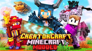 I Spent 100 Days on a MODDED YOUTUBER SMP in Minecraft [upl. by Cita]