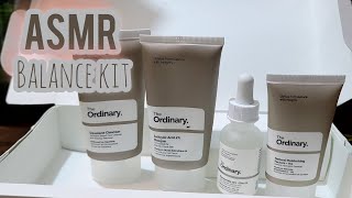 Unboxing The Ordinary Balance Set with Relaxing ASMR Sounds  Skincare Satisfaction [upl. by Eiralih951]