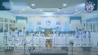 Testify To Love  JMCIM Combined Youth amp Singles Choir  November 10 2024 [upl. by Marsha]