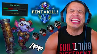 TYLER1 CAN I SAVE MY USELESS TEAM FROM LOSING [upl. by Aiehtela]