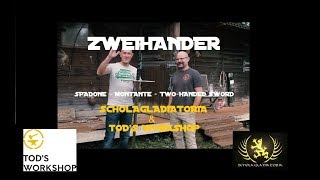 Zweihander twohanded sword recreation by Tods Workshop [upl. by Didier]