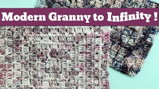 My New Favorite Continuous Granny Square So Easy 😍 Plus Rectangle Option [upl. by Anifesoj]