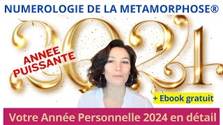 Numérologie 2024  votre année personnelle en détail en année universelle 8  préparezvous [upl. by Adnilra]