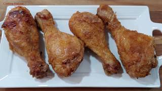 Crispy Baked Chicken Drumsticks Recipe [upl. by Call]