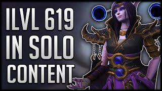 How To Gear Up ILVL 619 ALL BY YOURSELF  No Group Content Needed [upl. by Ynaffet]